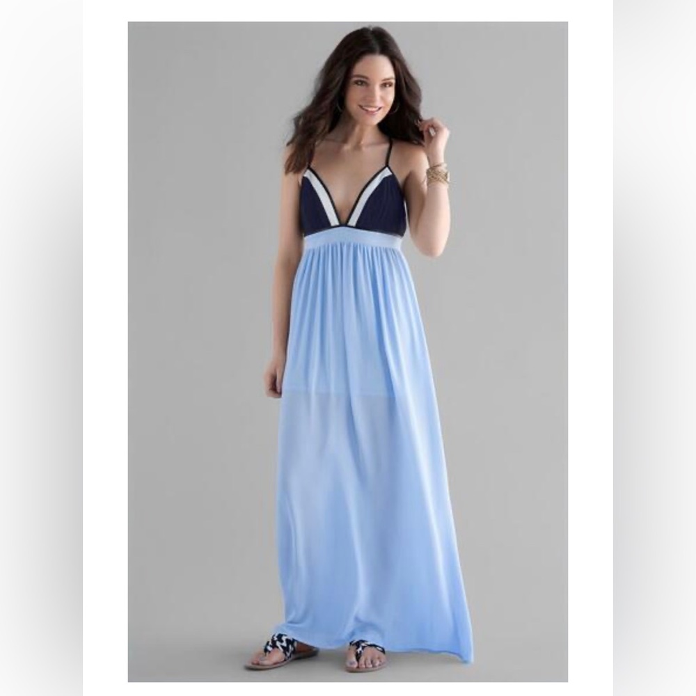 Quinn Color Block Maxi Dress | M
